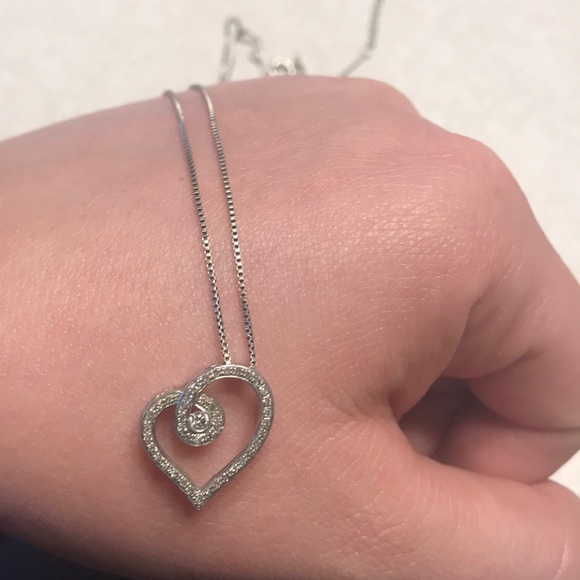 Kay Jewelers Jewelry Diamond Heart Pendant Necklace Poshmark